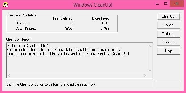 Capture d'écran Cleanup!
