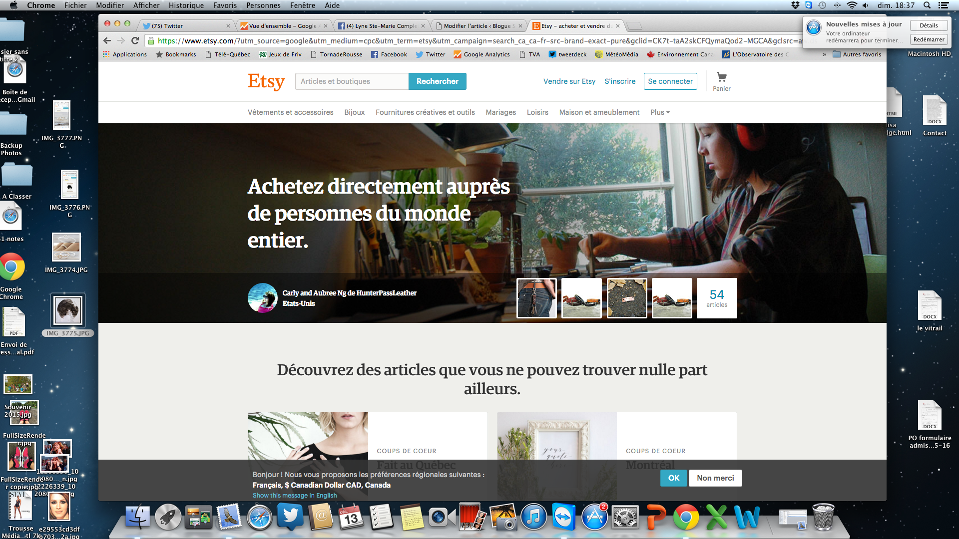 Etsy site web