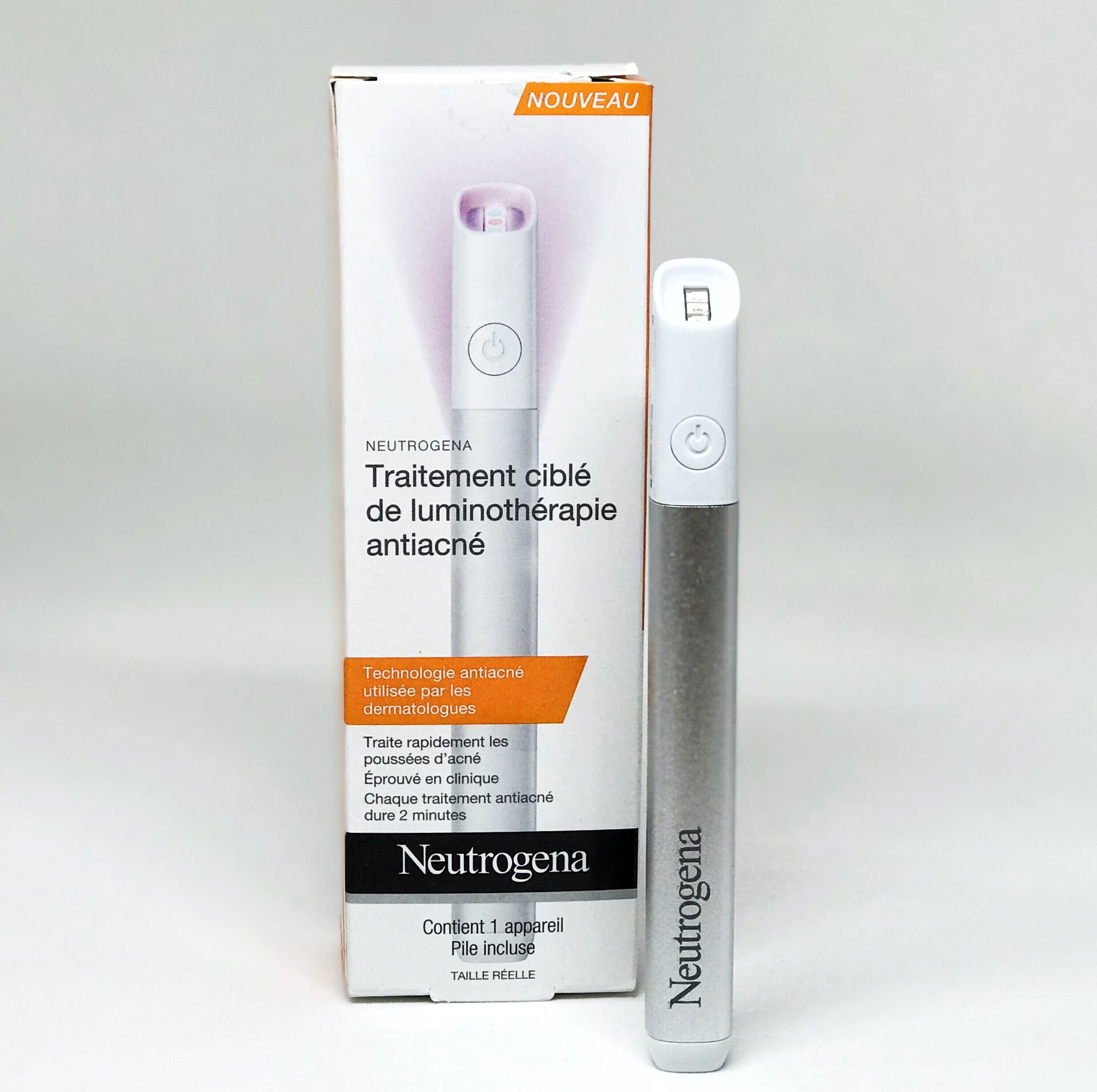 stylo antiacné luminothérapie Neutrogena