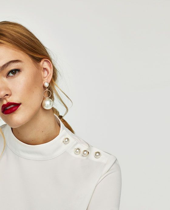 boucles d'oreilles grosses perles