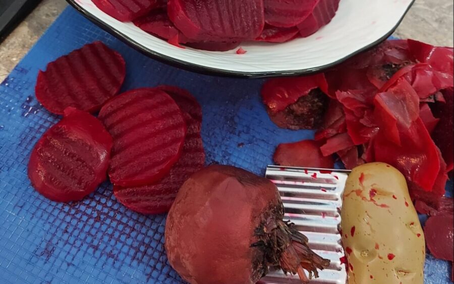 betteraves en tranche