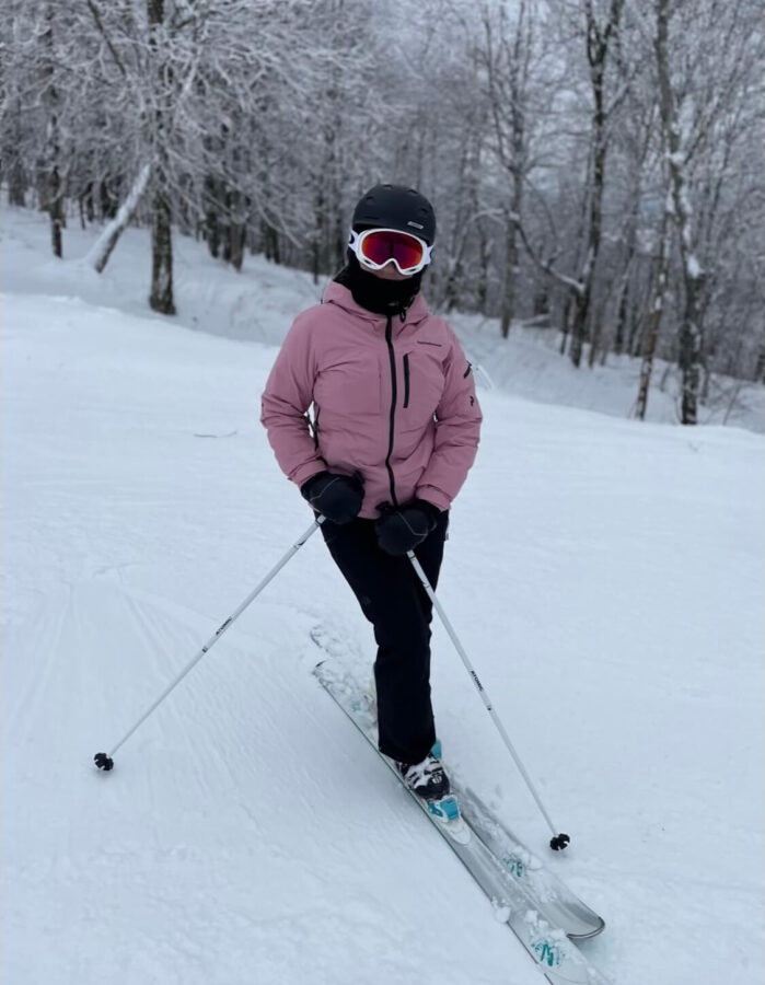 sports d'hiver le ski