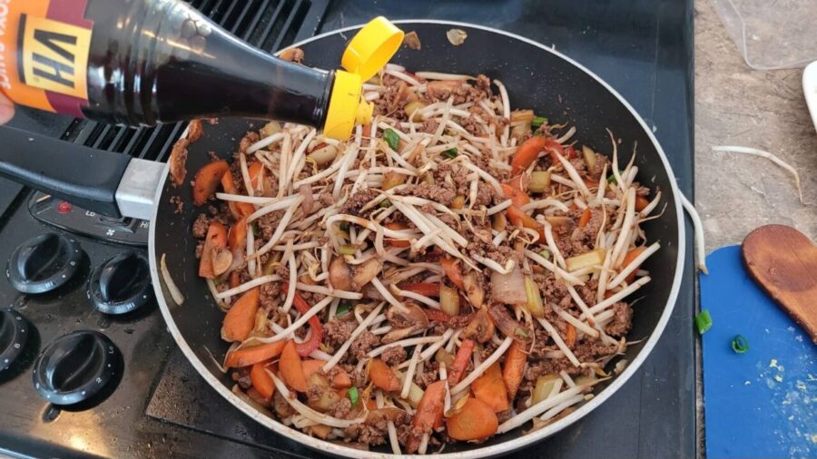 préparation chop suey