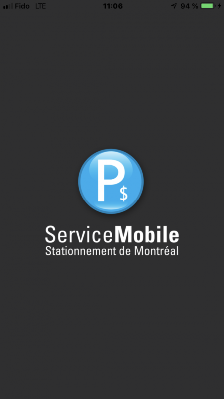 application stationnement montréal